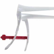 Гинекологическое зеркало (белое), размер S, красный фиксатор ( ООО "Полимерные изделия") - ЗДРАВДЕНТ МАРКЕТ - медицинские расходные материалы