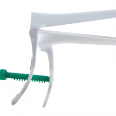 Гинекологическое зеркало (белое), размер L, зеленый фиксатор ( ООО "Полимерные изделия") - ЗДРАВДЕНТ МАРКЕТ - медицинские расходные материалы