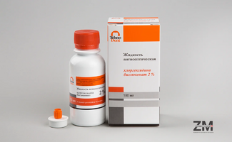 Жидкость антисептическая хлоргексидина биглюконат 2 % - Медицинские расходные материалы