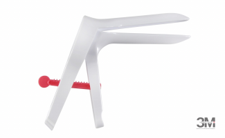 Гинекологическое зеркало (белое) размер S, фиксатор красный  ( ООО «Медицинский изделия») - ЗДРАВДЕНТ МАРКЕТ - медицинские расходные материалы